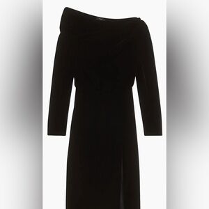 Theory
Off-The-Shoulder Velvet Midi-Dress